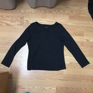 Black Long Sleeve Shirt Cleo Adult Large